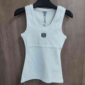 Loewe white tank tops for women